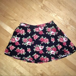 Floral Mini Skirt